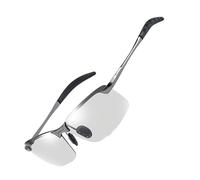 Occhiali da sole che cambiano colore, occhiali fotocromatici, occhiali polarizzati con protezione UV | Ombra antiriflesso per guida all'aperto, elegante montatura con rivestimento delle lenti, ideale