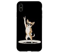 Occhiali da sole chihuahua Rock On Paw Power Custodia per iPhone XS Max