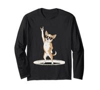 Occhiali da Sole Chihuahua Rock On Paw Power Maglia a Manica