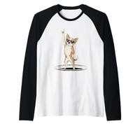 Occhiali da Sole Chihuahua Rock On Paw Power Maglia con Maniche Raglan