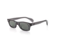 Occhiali da sole classici retrò di nicchia alla moda da donna, occhiali da sole retrò di tendenza da uomo in acetato UV400, col. c6