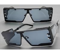 Occhiali Da Sole Classici Retro Hardcore Hip Hop Rapper Pimp Party Raver DJ NERO