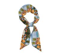 Occhiali da sole con ananas e frutta, sciarpa di seta da donna, sciarpa alla moda, può essere utilizzata come sciarpa per il collo, sciarpa per la testa o decorazione del cappello.