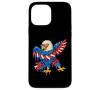 Occhiali da sole con aquila calva patriottica gocciolante americana per bambini ragazzi Custodia per iPhone 13 Pro Max