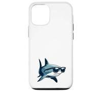 Occhiali da sole con squalo - divertenti animali dell'oceano bianco Custodia per iPhone 12/12 Pro