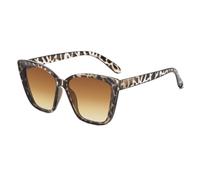 Occhiali da Sole con Telaio Squadrato, Lenti Polarizzate, Accessorio Protezione UV Stile Felino per Shopping Viaggio Vacanza Gita Picnic Festival Spiaggia