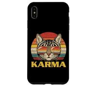 Occhiali da sole con viso di gatto Karma Funny Kitten Kitty Uomini Donne Bambini Custodia per iPhone XS Max