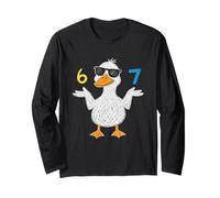 Occhiali da Sole Cool Duck Six Seven 6 7 Scarabocchi Animal Meme Maglia a Manica