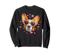 Occhiali da Sole Corgi Dog San Valentino Cuore Felpa
