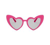 Occhiali da sole cuore d'amore, occhiali da sole a forma di cuore PC, occhiali da sole retrò oversize per le donne, occhiali da sole cuore, protezione UV moda occhiali di caramelle tinto