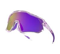 Occhiali da sole da bici, antivento per gli uomini | Occhiali da esterno antiriflesso resistenti ai leggeri occhiali alla per uomini più anziani adolescenti sport Cic, viola, Consulta la