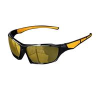 Occhiali da sole da da uomo, leggeri, polarizzati, comodi, alla moda, per sport all'aria aperta, per guida, , corsa, ciclismo, antiriflesso, Giallo, Refer to description