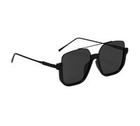 Occhiali da sole da donna, 14 x 5,6 cm, doppio ponte polarizzato, protezione UV retrò, protezione per gli occhi, occhiali da sole per uomini e donne, alla , visione chiara, montatura grande