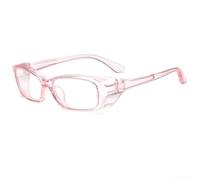 Occhiali da sole da donna alla moda, protezione UV400, antivento, antipolvere, resistenti agli spruzzi, ergonomici, per casual, formale, all'aperto, guida, viaggi, vari colori (polvere trasparente)