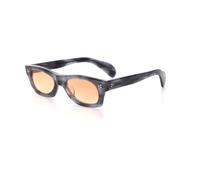 Occhiali da sole da donna classici retrò alla moda di nicchia, occhiali da sole da uomo in acetato, occhiali da sole retrò alla moda UV400, col. c4