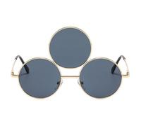 Occhiali da Sole da Donna Personalità eccentrici occhiali da sole rotondi a tre occhi accessori for occhiali da sole hip-hop stile punk for uomini e donne