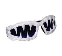 Occhiali da sole da donna , , Wrap-Around, protezione UV400, occhiali da sole antigoccia, occhiali da sole alla moda, per Halloween, blu ghiaccio, vedi descrizione