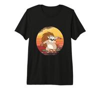 Occhiali da Sole da Skateboard Hedgehog sicuri di sé Maglietta Premium
