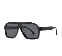 Occhiali Da Sole Da Uomo Con Montatura Grande For Le Vacanze, Occhiali Da Sole Da Donna For L'outdoor E For Il Conducente(Black)