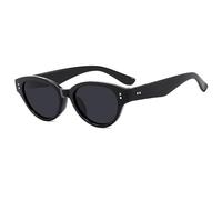 Occhiali Da Sole Da Uomo Con Montatura Piccola, For Esterni, For Guida, For Shopping, Vacanze, Donne, Feste(Black)