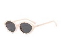 Occhiali Da Sole Da Uomo Con Montatura Piccola For Esterni, For Vacanze, Spiaggia, Shopping, Donna(Beige)