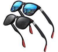 Occhiali da Sole da Uomo Donna Polarizzati per Viaggio di vacanza guidare pesca trekking infrangibili sportivi Retrò occhiali Protezione UV