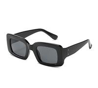 Occhiali da sole da uomo e da donna con montatura quadrata piccola per vacanze all'aperto, protezione da spiaggia, decorazione da spiaggia, occhiali da guida (colore: C, taglia: media) 2026, A, Taglia