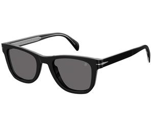 Occhiali da Sole David Beckham DB 1006/S BLACK/GREY CLIP-ON 50/22/145 uomo