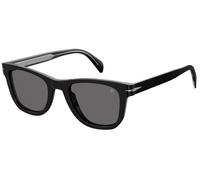 Occhiali da Sole David Beckham DB 1006/S BLACK/GREY CLIP-ON 50/22/145 uomo
