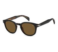 Occhiali da Sole David Beckham DB 1198/S Black striped brown 50/22/145 Uomo