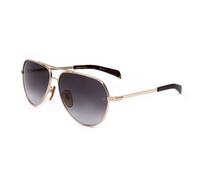 David Beckham Db 7031/s Occhiali Da Sole Uomo Oro Pilot Grigio 60mm