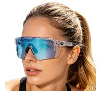 Occhiali da sole di sicurezza, fotocromatici infrangibili, da donna, polarizzati, per guida, ciclismo, corsa, pesca, sport all'aria aperta, lavoro, costruzione, viaggi