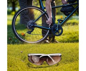 Occhiali da sole di sicurezza resistenti ai graffi che forniscono protezione da polvere, sabbia, vento e luce solare, progettati con una vestibilità comoda per un lungo uso all'aperto (6)