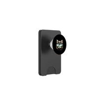 Occhiali da sole divertenti con bandiera di Gibuti per amanti dei gatti PopSockets PopWallet per MagSafe