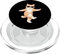 Occhiali da sole divertenti con gatto che balla musica e danza PopSockets PopGrip per MagSafe