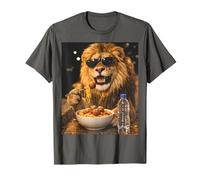 Occhiali da Sole Divertenti Meme Leone Mangiare polpette Spaghetti retrò Maglietta