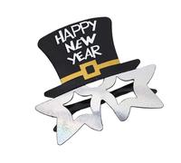 Occhiali da sole divertenti per Capodanno 2026, decorazione divertente per feste, occhiali da sole per cabina fotografica