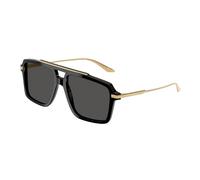 Dolce & Gabbana Uomo DG4477 501/87 Occhiali da sole Acetato Nero Grigio Pilot Normale