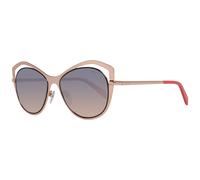 Occhiali da sole donna emilio pucci sunglasses occhiale firmati lenti sfumate or