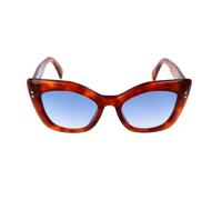 Just Cavalli Jc820s Occhiali Da Sole Donna Avana Farfalla Blu 50mm
