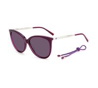 Missoni MMI 0119/s FGV/UR Plum Glitter Sunglasses Unisex Acetate, Standard, 58 Women's