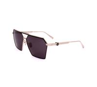 Philipp Plein Uomo SPP076M Plein Stud 0301 Occhiali da sole Metallo Oro rosa Grigio Squadrata Normale