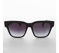 Occhiali da Sole Donna Vintage Oversize Quadrati Classici Nero - Brooklyn