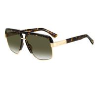 Occhiali da Sole DSQUARED2 D2 0084/S 2IK HAVANA GOLD 61/15/140 Uomo