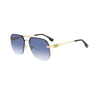 Dsquared2 D2 0103/S Occhiali, LKS/08 Gold Blue, 60 Uomo
