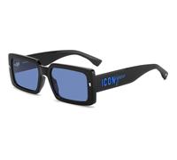 Occhiali da Sole Dsquared2 ICON 0029/S Black azure 55/19/145 Uomo