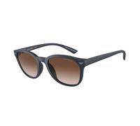 Emporio Armani Occhiali da sole rotondi Ea4225u universali da uomo, blu, 53 mm