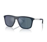 Emporio Armani Uomo EA4237 618925 Occhiali da sole Iniettato Blu Blu Squadrata Normale