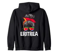 Occhiali da Sole Eritrea Girl Flag Eritrean Pride Design Felpa con Cappuccio