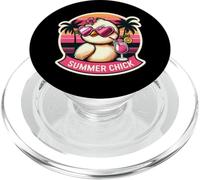 Occhiali da sole estivi con pulcino tropicale vacanza spiaggia carino PopSockets PopGrip per MagSafe